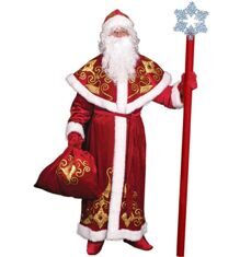 Карнавальный костюм Дед Мороз Узор